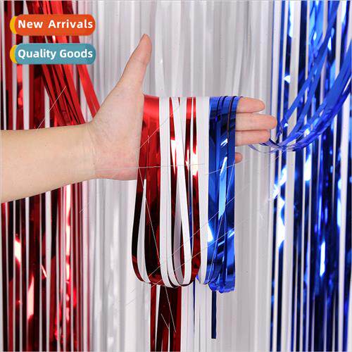 New Independence Day rain curtains holiday party decorations