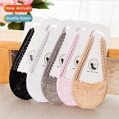 Autumn new thin lace garter invisible low-top shallow ladies