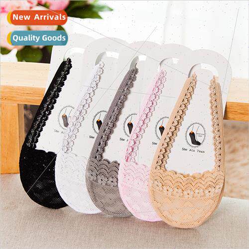 Autumn new thin lace garter invisible low-top shallow ladies