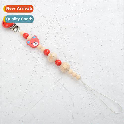 Baby Pacifier Chain Clip Teether Anti Drop Chain Fish Bear C