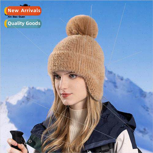 8331 winter new ear protection knted cap Korea  hundred wh w
