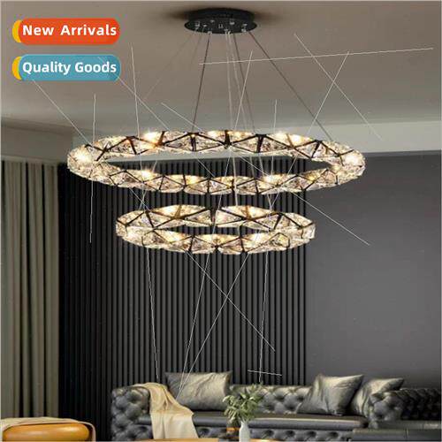 French new crystal chandelier living room main light post-mo