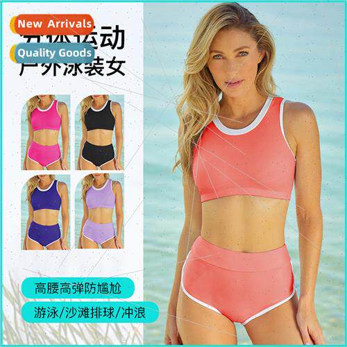 Europe summer new bikini swimsu womens sports tankini two-pi