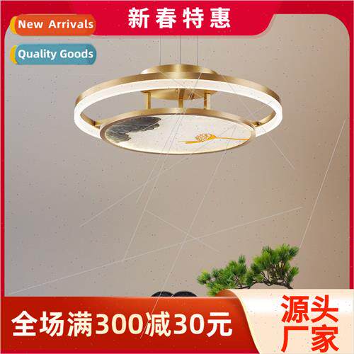 Enamel color all copper new Chinese chandelier dining room b