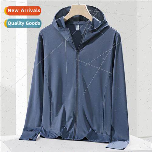 Ice silk sunscreen clothing summer men women lightweight bre