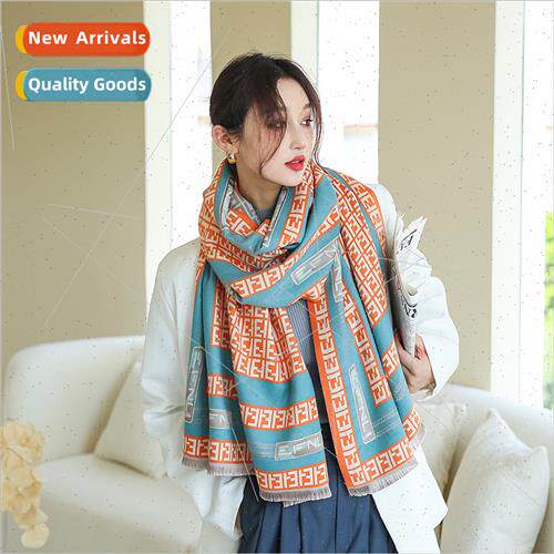 Scarf fall winter Korea  printed imation cashmere scarf in l