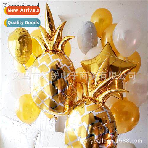 Fruit Golden Pine适用Apple Balloon Shape Wedding Birthday Pa