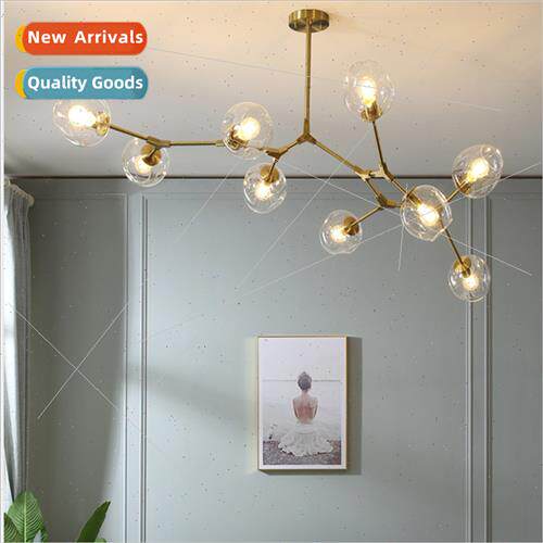 Scandinavian lamps lanterns full copper magic bean chandelie