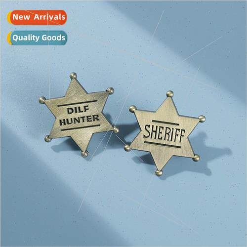 Creative design sense hexagonal star shape simple high-grade