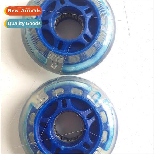 Ice skates roller skates PVC flash luminous wheels and -lumi