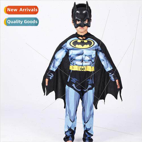 Halloween Kids Muscle Costume Captain America Batman Hulk An