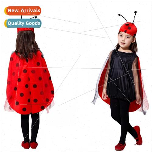 Halloween cosplay costumes Childrens ladybug permance costum图片
