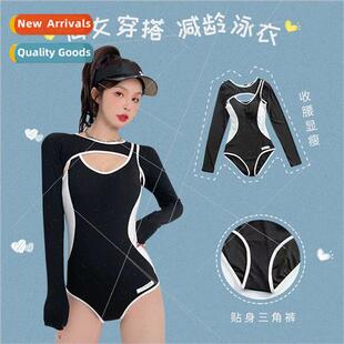 conservative vacation belly shading swims Womens thin swimsu
