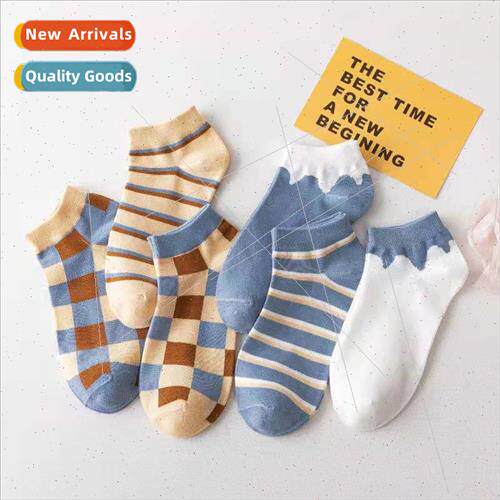 Socks women cotton short socks spring and summer thin fresh