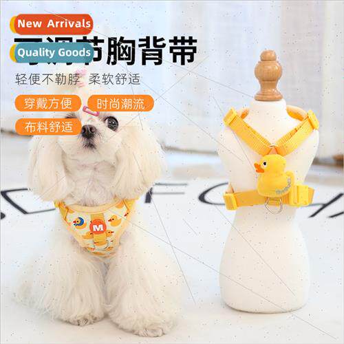 Dog chest back leash set waterproanti-fouling pet leash walk