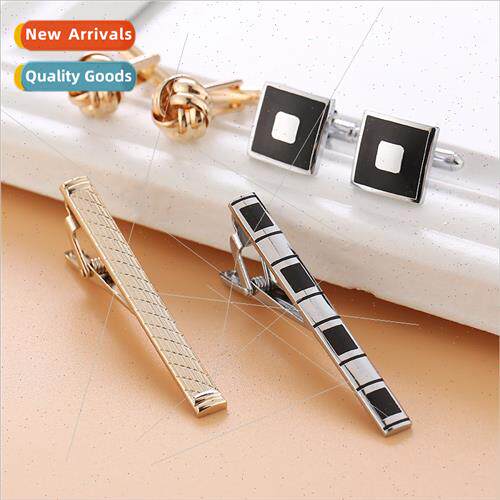 Baked Copper Tie Clip Round Twist Men Cufflinks mple Shirt P
