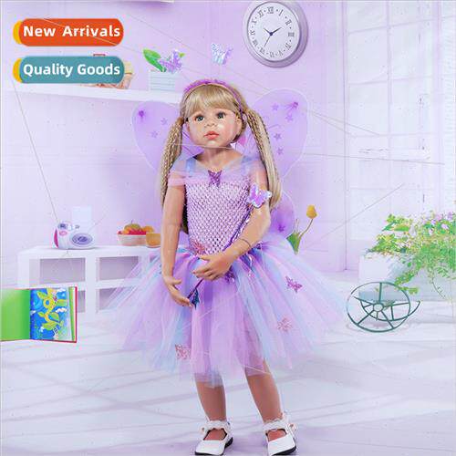 New Magic Full House Party Dress Girls Mesh Butterfly Dress