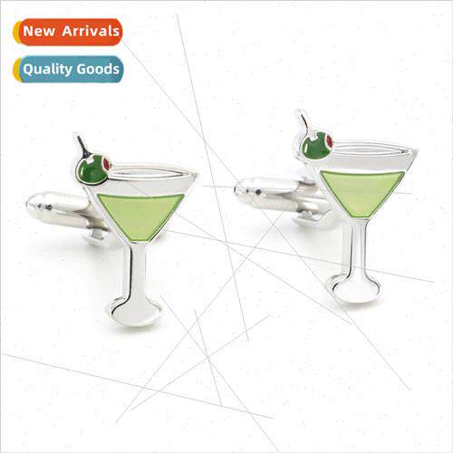 Korea fashion green cocktail champagne goblet wine glass cuf