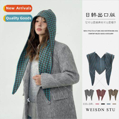 new multi-functional birdcage scarf shawl hooded knted Korea