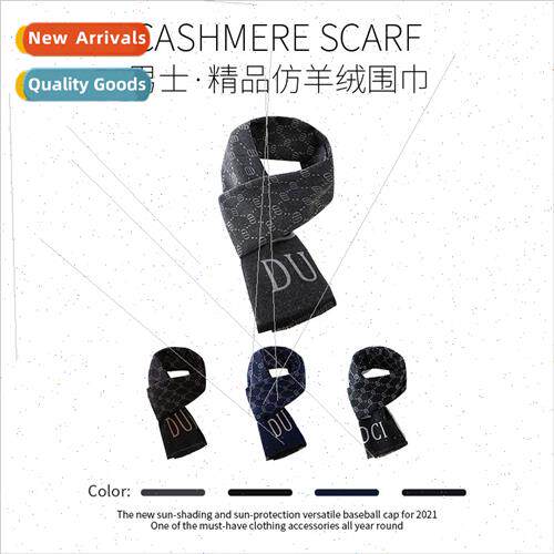 New men imation cashmere English letters scarf fall winter w