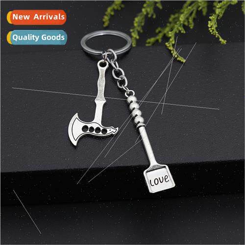 New creative mini gadget keychain axe hammer personalized ca