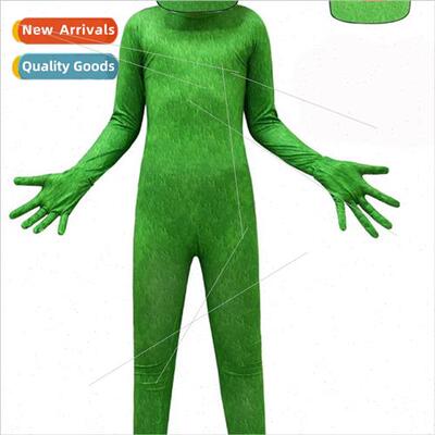 Halloween Rainbow Friends ROBLOX game cos clothes green ltle