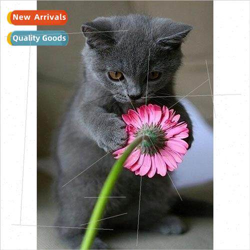 New hand-applied full diamond living room animal decorative