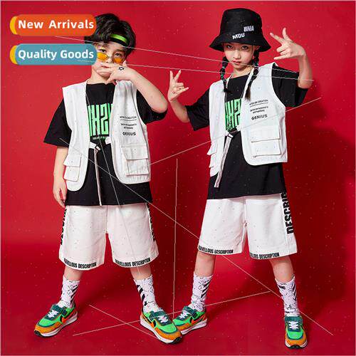 Childrens set dance su boys hip-hop handsome walk show kinde