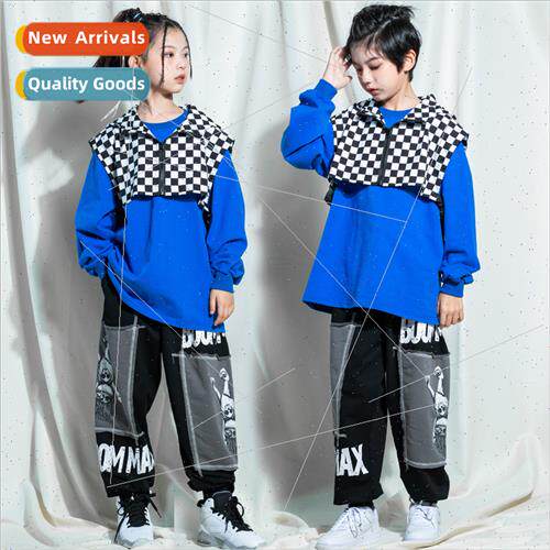 Set Dance Su Boys Hip Hop  Jazz Dance Costume Childrens Perm