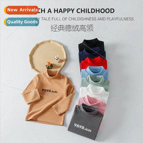Children De Velvet Underwear Boys Warm Comtable Onepcs Tops