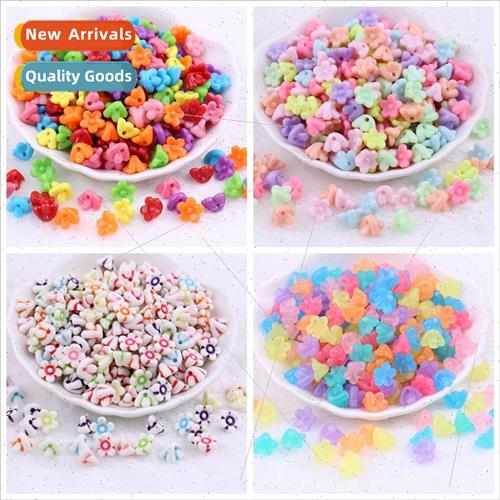 diy handmade beading material package rose petal flower core