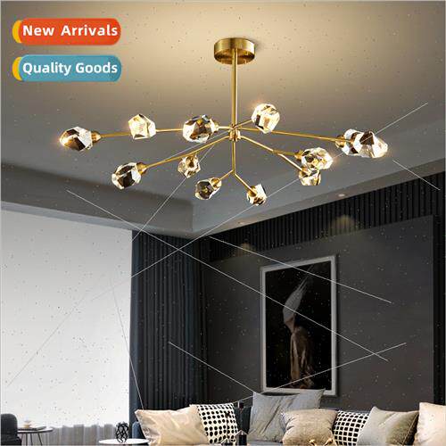-modern all copper light luxury design living room master li