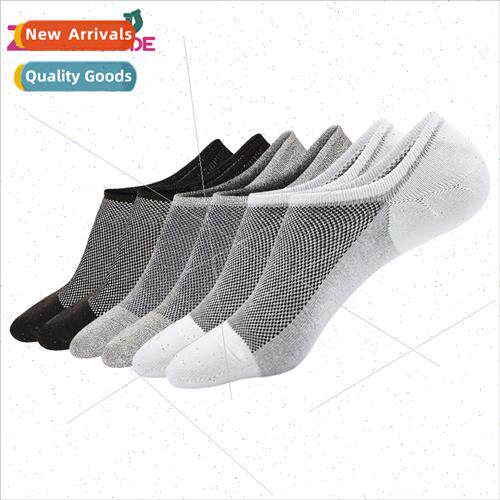 Socks mens boat socks summer thin cotton socks ins tide sili