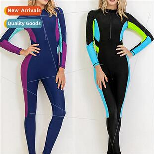 piece Swimsu Long Thin Sunscreen One Sleeve Womens