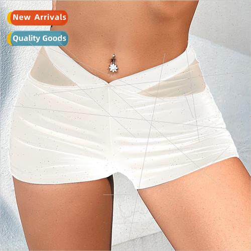 2023 New Bikini Swimsu Women Solid Color Swim Shorts Separat
