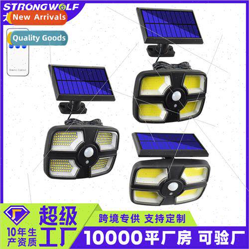 New solar wall light Outdoor waterprobody sensor light fence