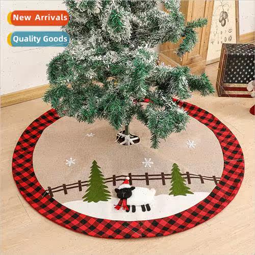 2021 New Sheep Christmas Tree Skirt Christmas Decoration nen