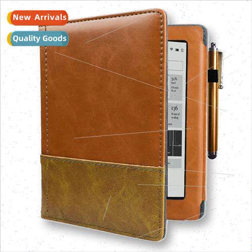 适用Kobo eBook Leather Case Cover Kobo Aura 6 Flip Protectiv
