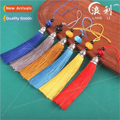 Pumpkin beads tassel bookmarks tassel spike material gift bo
