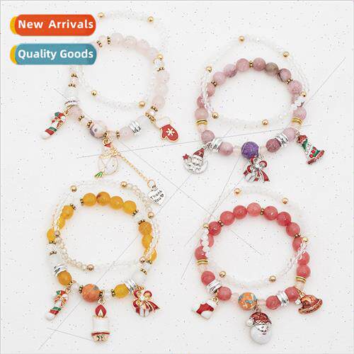 mple small fresh small size beads Christmas series old man F