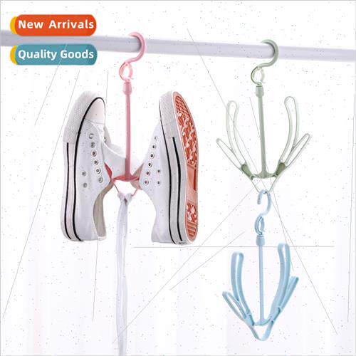 Windprosunshine shoes rack drying rack hooks balcony shoes r