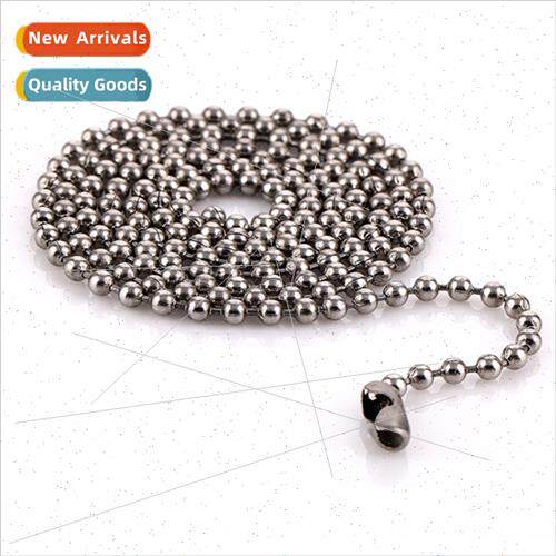 304l Stainless Steel Bead Chain Tanium Steel Pendant Matchin