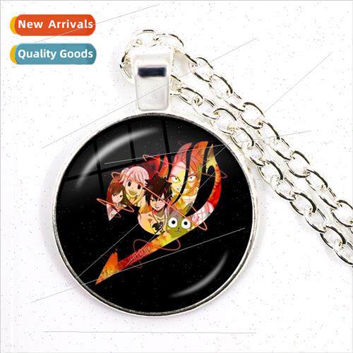 New Fashion Fairy Tail Anime Glass Dome Jewellery Pendant Ha