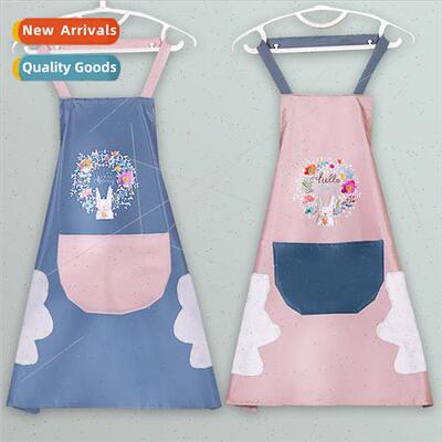 Kchen Adult Sleeveless Work Coverall Wreath Rabb WaterproOil