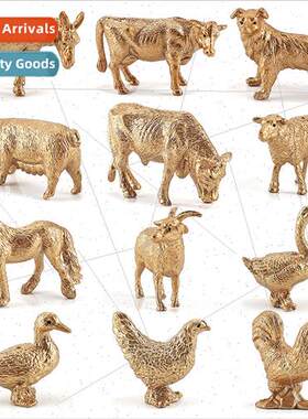 Farm Gold Poultry Animals Chicken Duck Goose Donkey Cow Gold