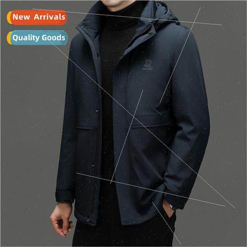 Men down jacket winter dad su leisure warm winter down jacke