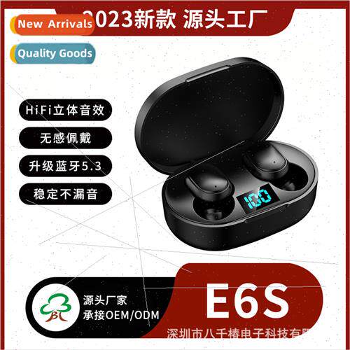 New E6S Smart Digal Bluetooth Headset Wireless Sports Mini H