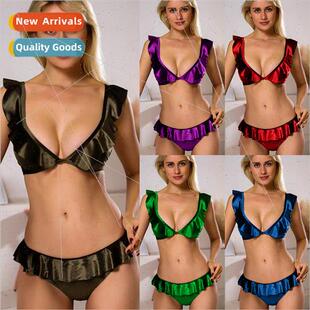 Sexy Swimwear Europe Non Backless Bikini Tight Ladie Flannel