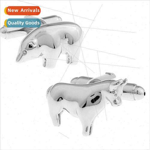 Buy stock market bulls bears cufflinks pure copper plating c