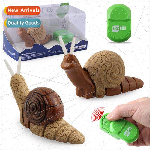 Small toys infrared small snail electric simulation creative